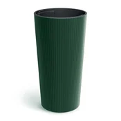 Saksija Lamia visoka 30cm sa uloškom - oliva zelena 2411U ( 20009 )