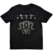 Bad Omens Majica Ram Skull Unisex Black S