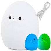 Verkgroup LED RGB punjivo meko djecje svjetlo na dodir 1200mAh USB jaje