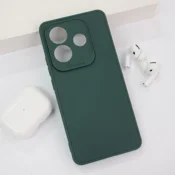 Maska 3D Camera za Xiaomi Redmi Note 14 5G (EU) tamno zelena