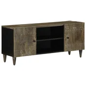 TV ormaric svijetlo sivi 105x33,5x46 cm Puno drvo Mango