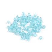 Plastične kroglice z razpokami O6 mm - (16) angelsko modra (500 g)