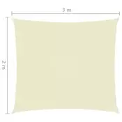 Jedro protiv sunca od tkanine Oxford pravokutno 2 x 3 m krem