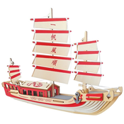 Woodcraft Lesena 3D sestavljanka Japonska jadrnica