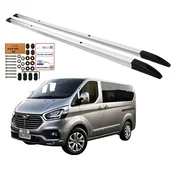 Integrirane strešne nosilce Ford Transit Custom dolgi od 2012 aluminijasti