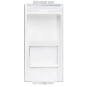 Omrežna vtičnica Living Light RJ45/1M/CAT5 BELA N4279C5E