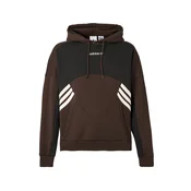 Mikina adidas Cutline Hoodie Aurora Coffee/ Utility Black XXL