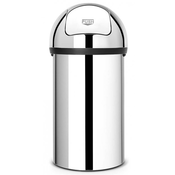 Koš za odpadke PUSH BIN, 60 l, sijoče jeklo, Brabantia