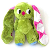 Karočkast zajček: plišasta figura - 23 cm