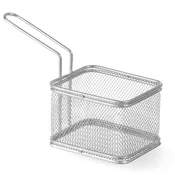shumee Mini košarica za ocvrte prigrizke, nerjaveče jeklo 100x80x75mm - Hendi 426425