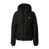 Superdry Zimska jakna, crna / bijela