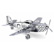 Metal Earth 3D sestavljanka Letalo Mustang P-51