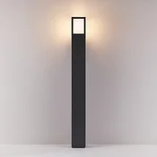 Deko-Light Luč za osvetlitev poti Facado II, višina 100 cm, kotna, temno siva/opal - temno siva, opal - Aluminij