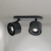ORION LED stropni reflektor Spectre, crni, dužina 19,4 cm, aluminij - Dnevni boravak/blagovaonica - Moderan - crna