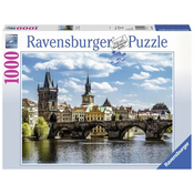 Ravensburger sestavljanka Pogled na Karlov most, 1000 delov