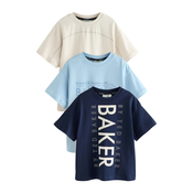 Baker by Ted Baker Majica mornarska/svetlo modra/naravno bela