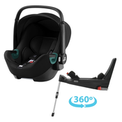 Autosedacka Baby-Safe 3 i-Size Flex Base 5Z Bundle, Space Black