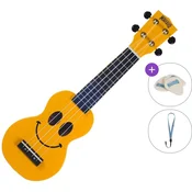 Mahalo U-SMILINO Basic SET Yellow Soprano ukulele