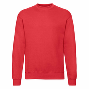 Mens Red Set-in Sweat Fruit of the Loom