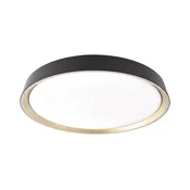 LED stropno svetlo ILVI, prigušiva, LED/45W/230V 2700-6500K precnik 50 cm crna/mesing + daljinski upravljac