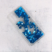 Ovitek Fluid Liquid Heart za Samsung Galaxy S20 FE, Teracell, modra