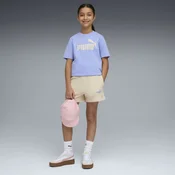 PUMA Essentials No. 1 Logo Tee and Shorts Set Youth, Clothing, Intense Lavender, 7-8Y