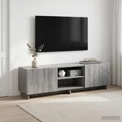 vidaXL TV stojalo 140 x 34,5 x 40 cm Siva Sonoma Inženirski les