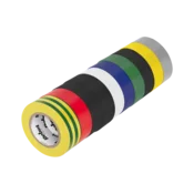 slomart Komplet 10 izolirnih trakov Rebel, 19mm x 20yd, mešane barve