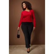 Trendyol Curve Ženska bluza Tbbaw26Af00010, Crvena