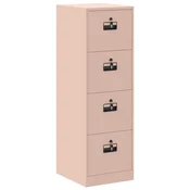 Vidaxl Kabinet za datoteke s predalom 2 szt. Roza 44 x 50 x 139 cm