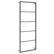 Vidaxl Stojalo za brisače črno 45x10x115 cm jeklo