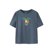 NAME IT Majica NKMJYK POKEMON  safirno plava / azur / žuta / tamno narancasta