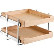 VEVOR Organizator omare 2 nivojski izvlečni 47x53,3x7,6 cm nastavljiv