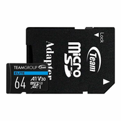 Team ELITE A1 - flash memory card - 64 GB - microSDXC
