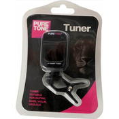 PURE TONE TUNER (CLIP ON) FOR GUITAR,BASS,VIOLIN,UKULELE