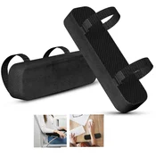 INF Oblazinjeni nasloni za roke/Blazine za roke za stole Black, (21277797)