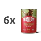 Carnilove Dog Adult konzerva, pate - raca in fazan - 400 g 6 x 400 g