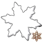 Northix Rezalnik za piškote jeklena snežinka 5,5 cm