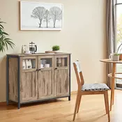 Songmics omara 35x100x75 cm rjava