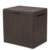 KETER vrtna škatla/zaboj za shranjevanje CITY box, 113 l, rjava