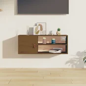 Vidaxl vidaXL Stenska omarica medeno rjava 80x30x30 cm masivni borov les