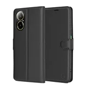 Etui Techsuit Leather Folio za Realme C67 4G - črn