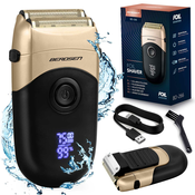 Berdsen Berdsen BD-266 Premium Foil Shaver in Black and Gold for Men, (21740453)