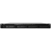Synology RackStation RS822RP+; Rack 1U; AMD Ryzen V1500B 4-core 2.2 GHz; 2 GB DDR4 ECC SODIMM; 4x 3.5 2.5 HDD bays; 4x RJ-45 1GbE LAN Por