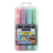 Centropen Flexi pastelni osvetljevalci 4 kosi