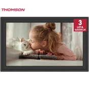 Thomson THOMSON F15 pametni digitalni okvir za fotografije, 39,6 cm, Full HD IPS zaslon osjetljiv na dodir, aplikacija, USB-A, USB-C, crni