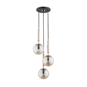 Luster na sajli VOLDA 3xE14/40W/230V mesing