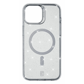 CellularLine Sparkle Mag ovitek za Apple iPhone 15 Pro Max, prozoren (SPARKMAGIPH15PRMT)