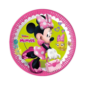 Minnie Happy Helpers papirnati krožnik - 23 cm, 8 kosov / paket