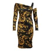Versace Jeans Couture Obleka rumena/črna